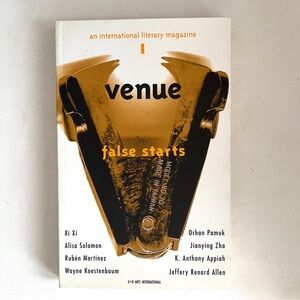 Book- 1 Venue: False Starts- an international literary magazine- book style. New